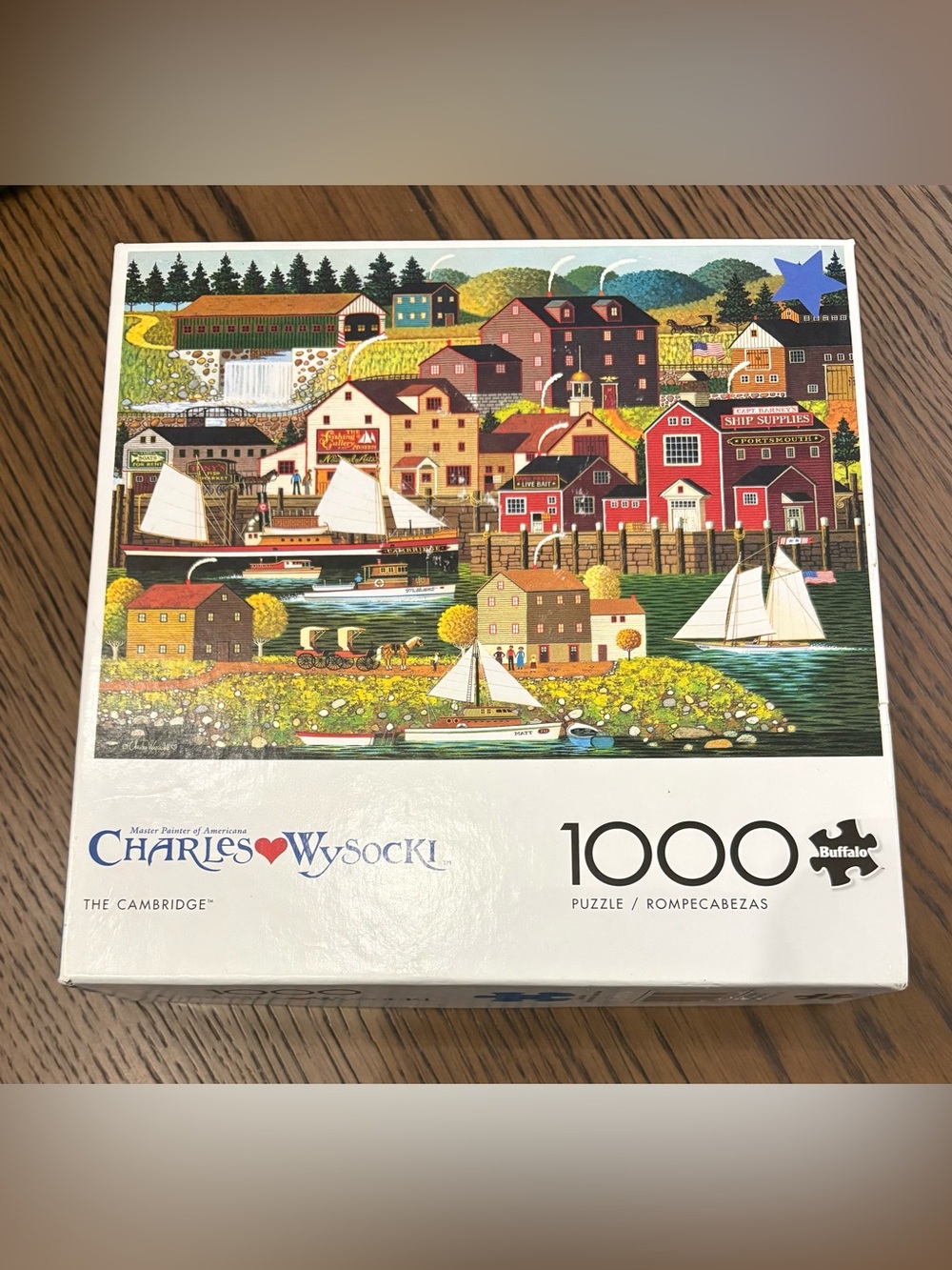 Charles Wysocki - The Cambridge,
1000 Piece Puzzle, Buffalo Games, Complete